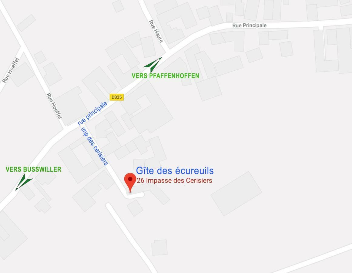 Le Gite Des Ecureuils Schalkendorf Exterior foto